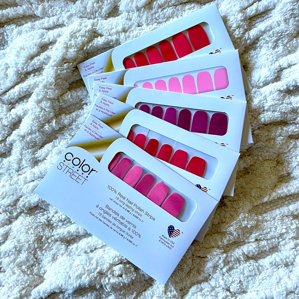 On Wednesdays We Wear Pink | Color Street Nail Polish Strip Bundle 💗💅
